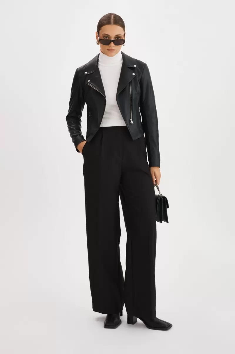 Innovative Lamarque Monica | Faux Leather  Jacket Women Leather Jackets Black - 2