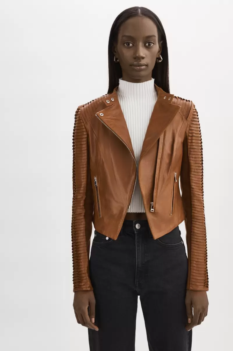 Azra | Leather Jacket Lamarque Leather Jackets Women Luggage Voucher - 1