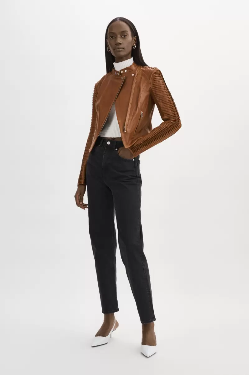 Azra | Leather Jacket Lamarque Leather Jackets Women Luggage Voucher - 4