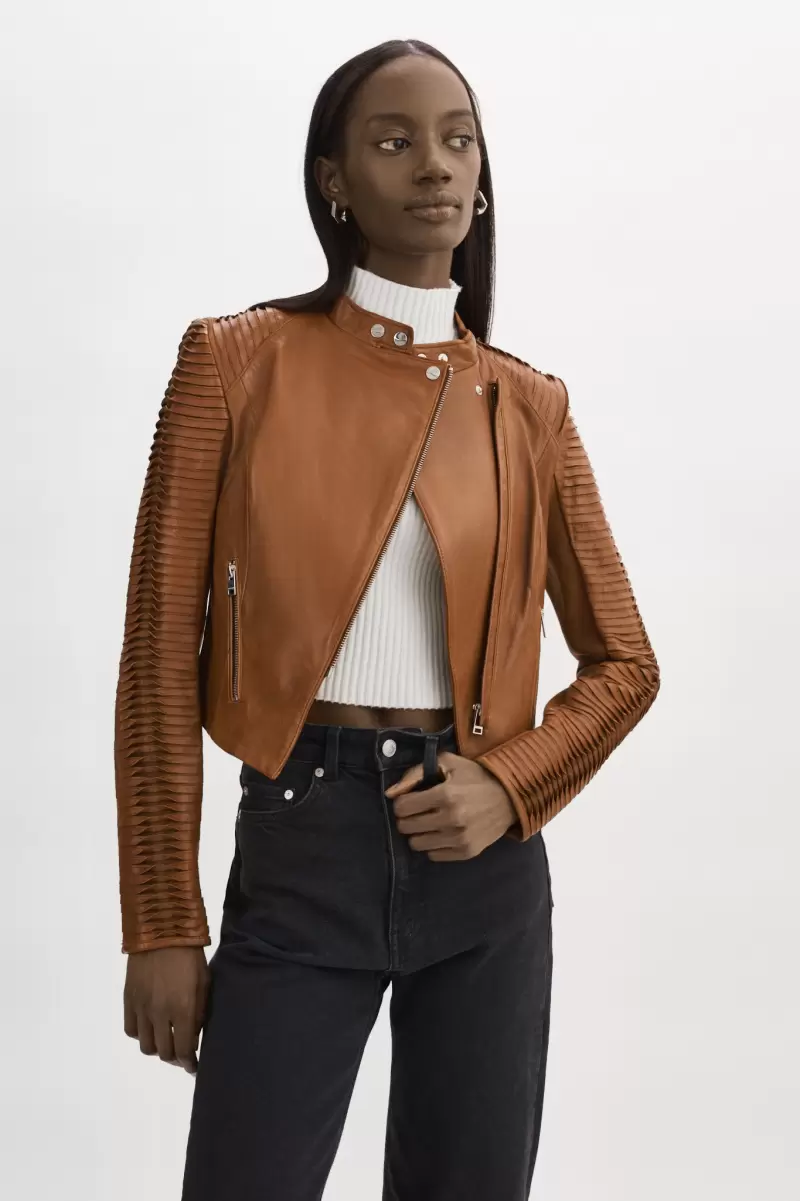 Azra | Leather Jacket Lamarque Leather Jackets Women Luggage Voucher