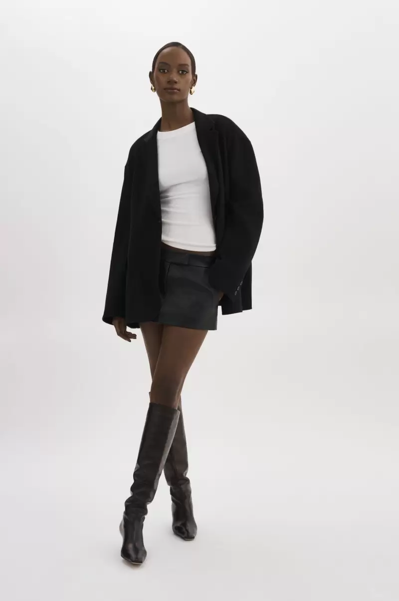 Black Lamarque Women Coats & Jackets Relaxing Ennis | Oversized Wool Blazer - 3