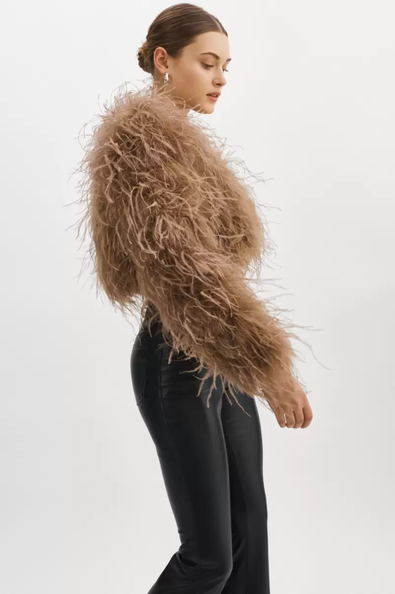 Sirocco Women Lamarque Coats & Jackets Dynamic Hallie | Ostrich Feather Jacket - 1