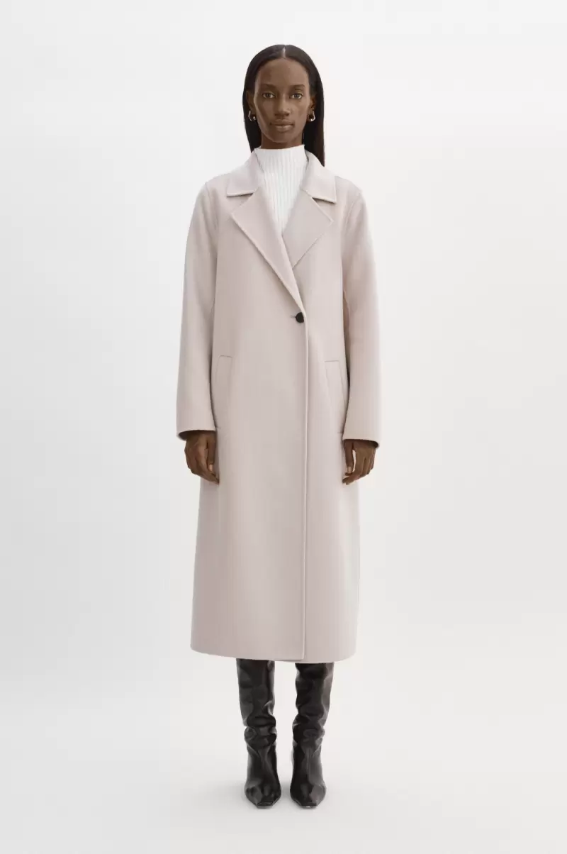 Vanessa | Wool Coat Coats & Jackets Lamarque 2024 Women Feather Grey - 3