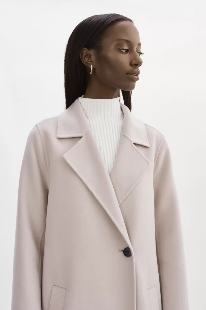 Vanessa | Wool Coat Coats & Jackets Lamarque 2024 Women Feather Grey - 4