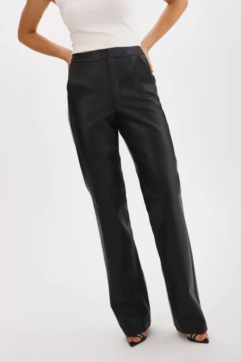 Women Lamarque Personalized Black Pants Evin | Leather Pants