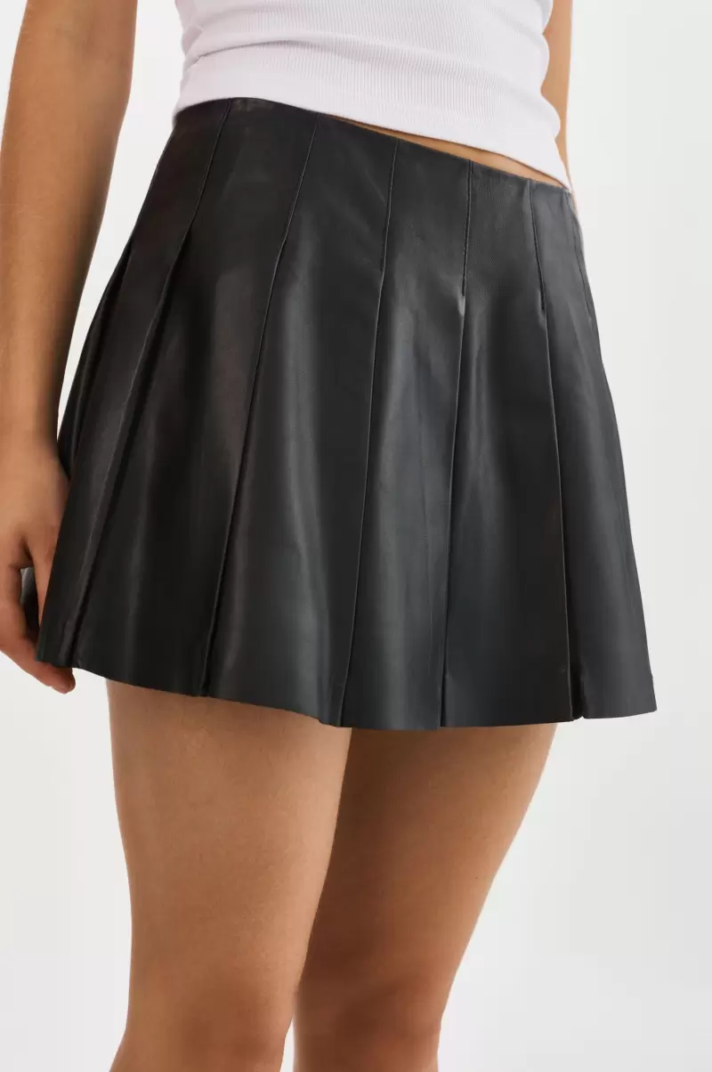Women High Quality Skirts Lamarque Juliana |  Pleated Skirt Black - 2