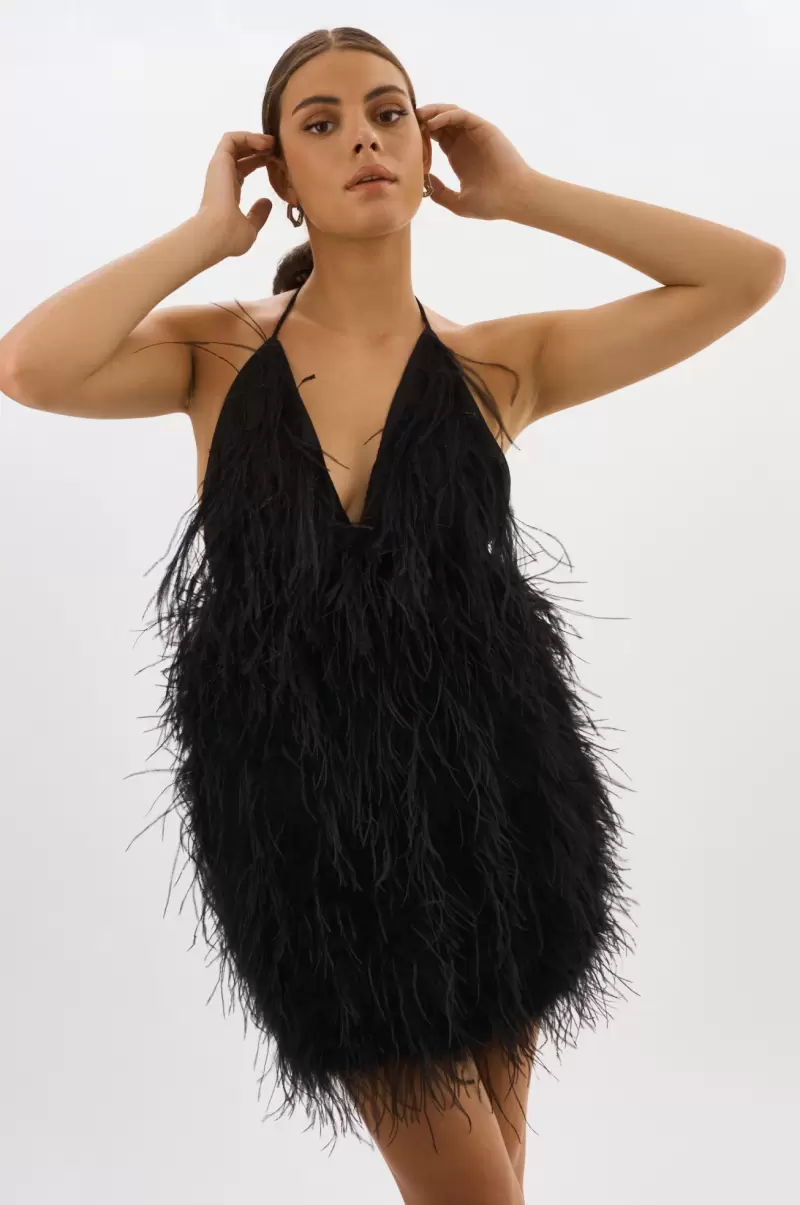 Lamarque Deal Women Solveig | Feather Dress Dresses Black - 1