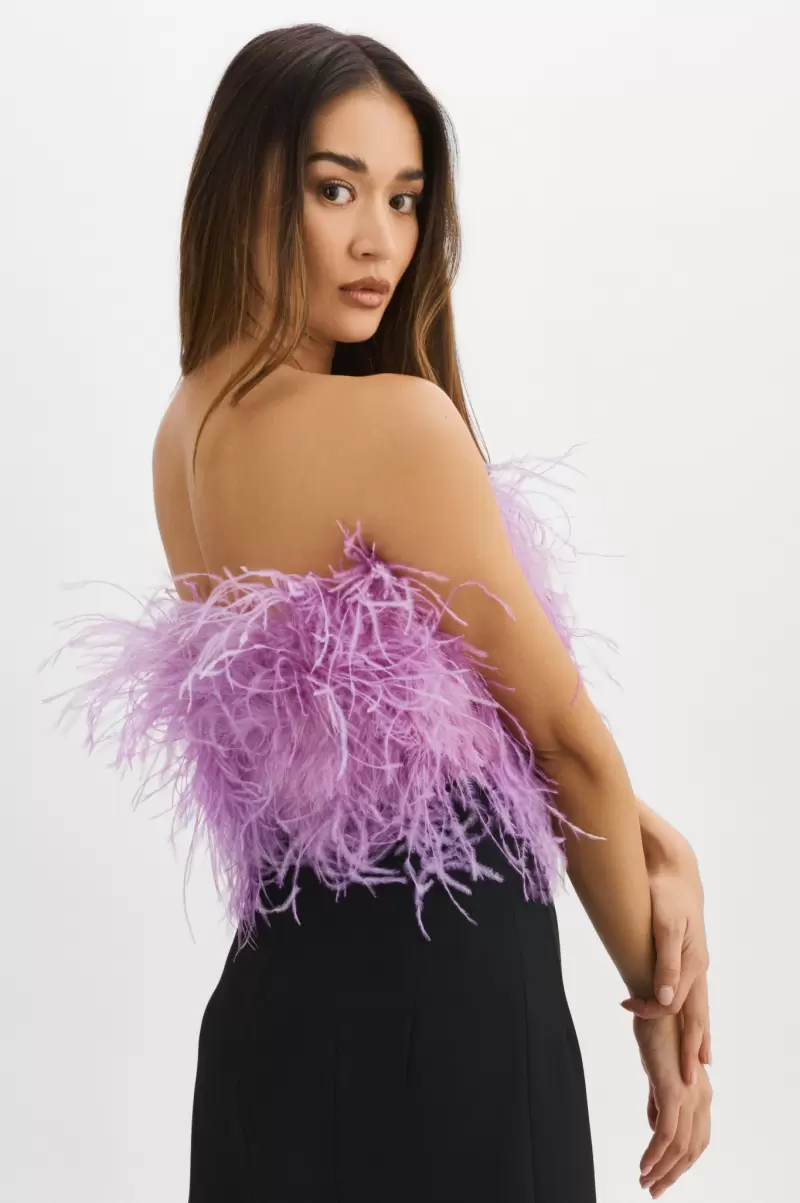 Lilac Zaina | Feather Bustier Lamarque Exclusive Women Tops - 2