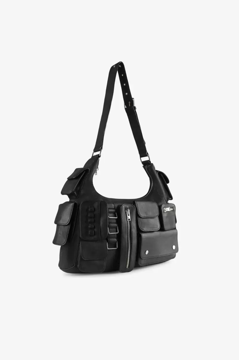 Accessories Seamless Lolita | Leather Cargo Bag Women Lamarque Black - 1