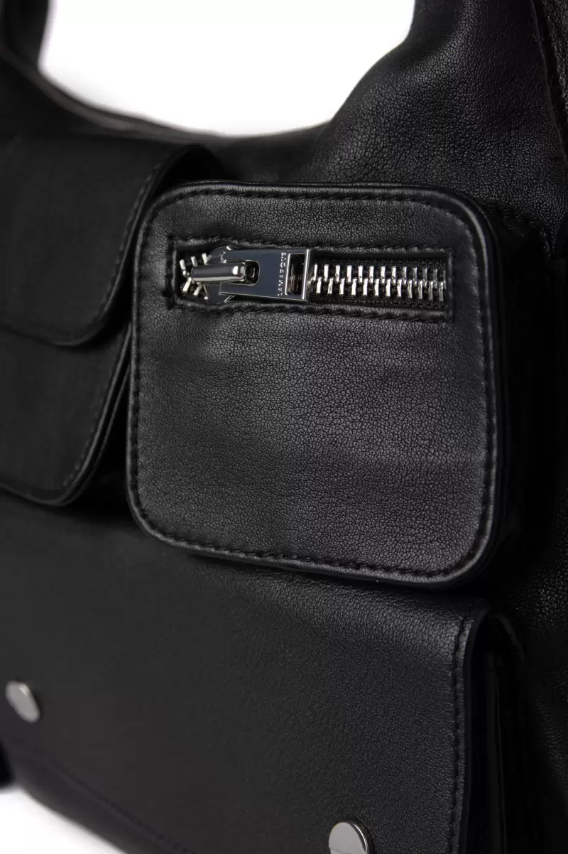 Accessories Seamless Lolita | Leather Cargo Bag Women Lamarque Black - 2