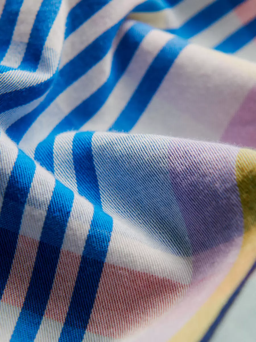 Shirts Multicolour Check Short-Sleeve Shirt Lilac Ben Sherman Men Trendy - 9