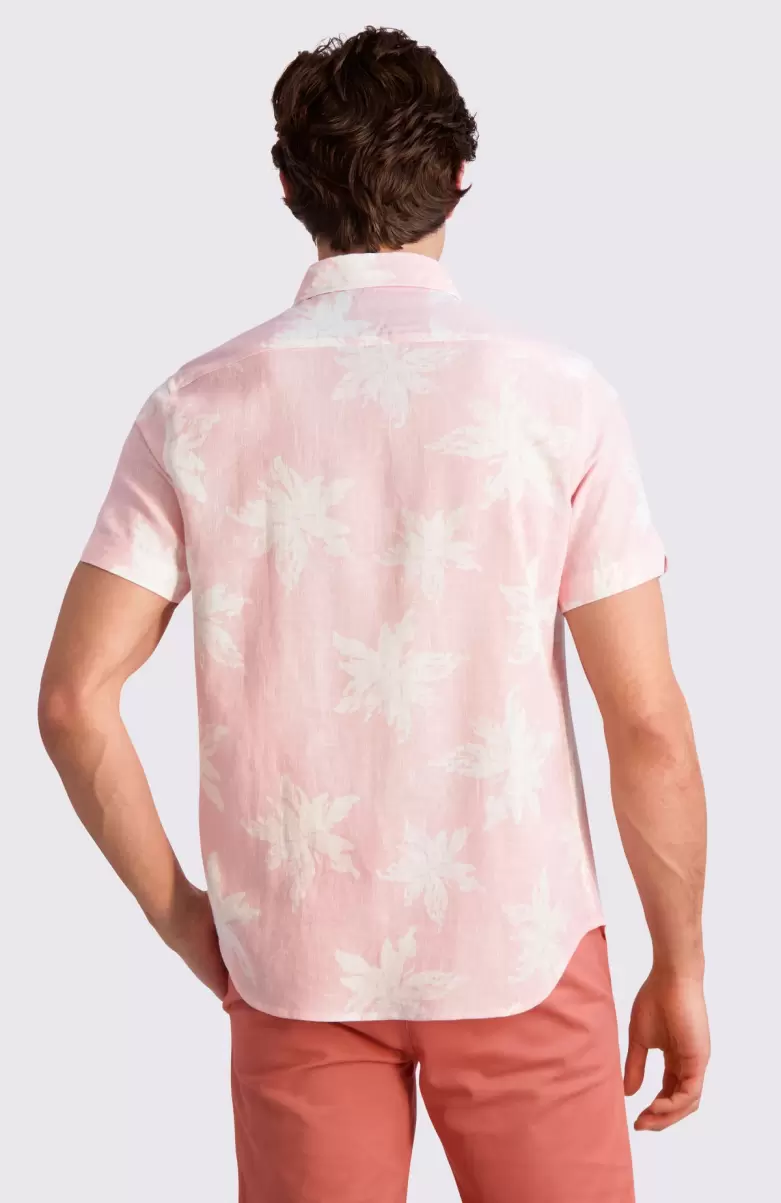 Exploded Flower Print Shirt - Light Pink Light Pink Men Buy Shirts Ben Sherman - 2