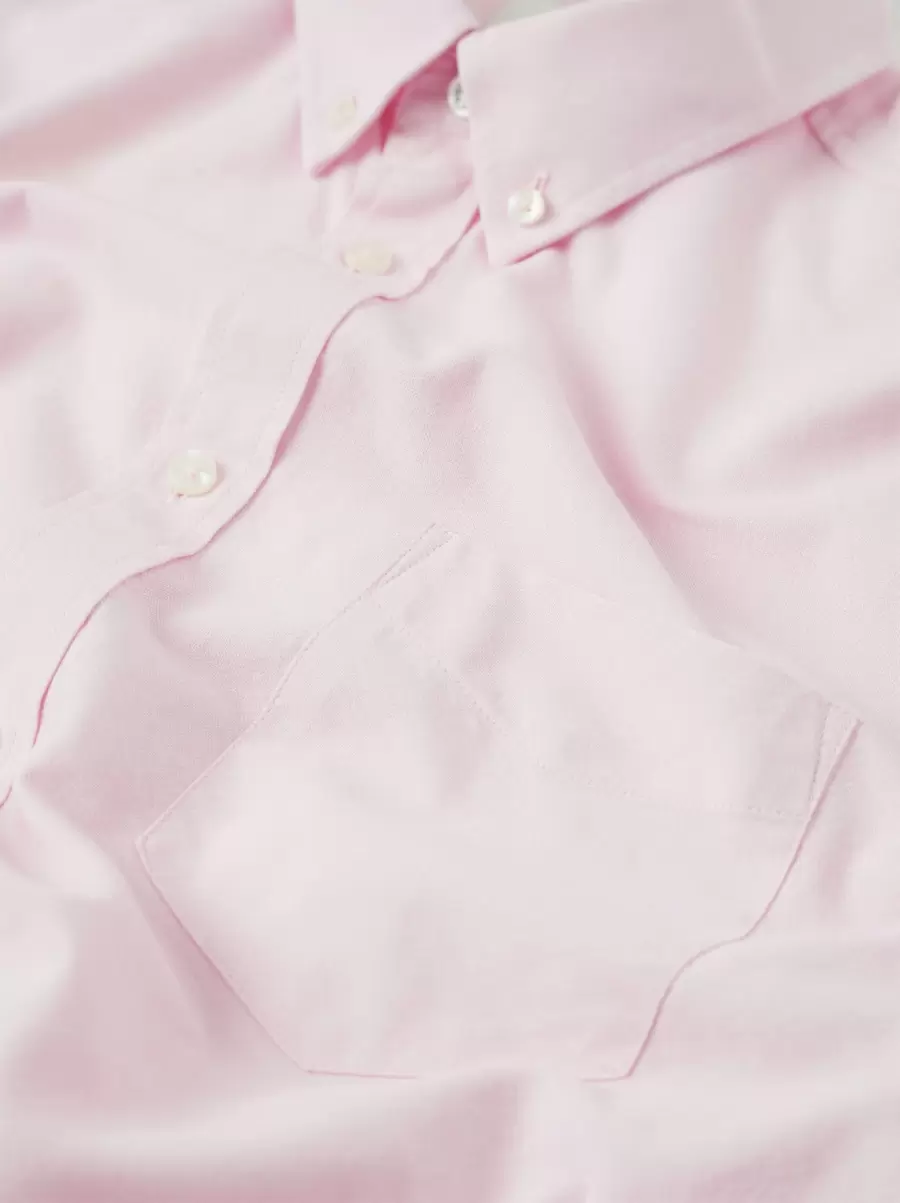 Light Pink Shirts Markdown Ben Sherman Signature Organic Short-Sleeve Oxford Shirt - Light Pink Men - 2