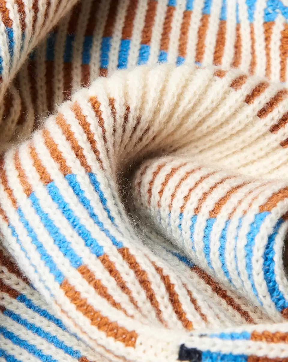 Sweaters & Knits Men B By Ben Sherman Stripe Knit Sweater - Ivory Top-Notch Ivory - 2