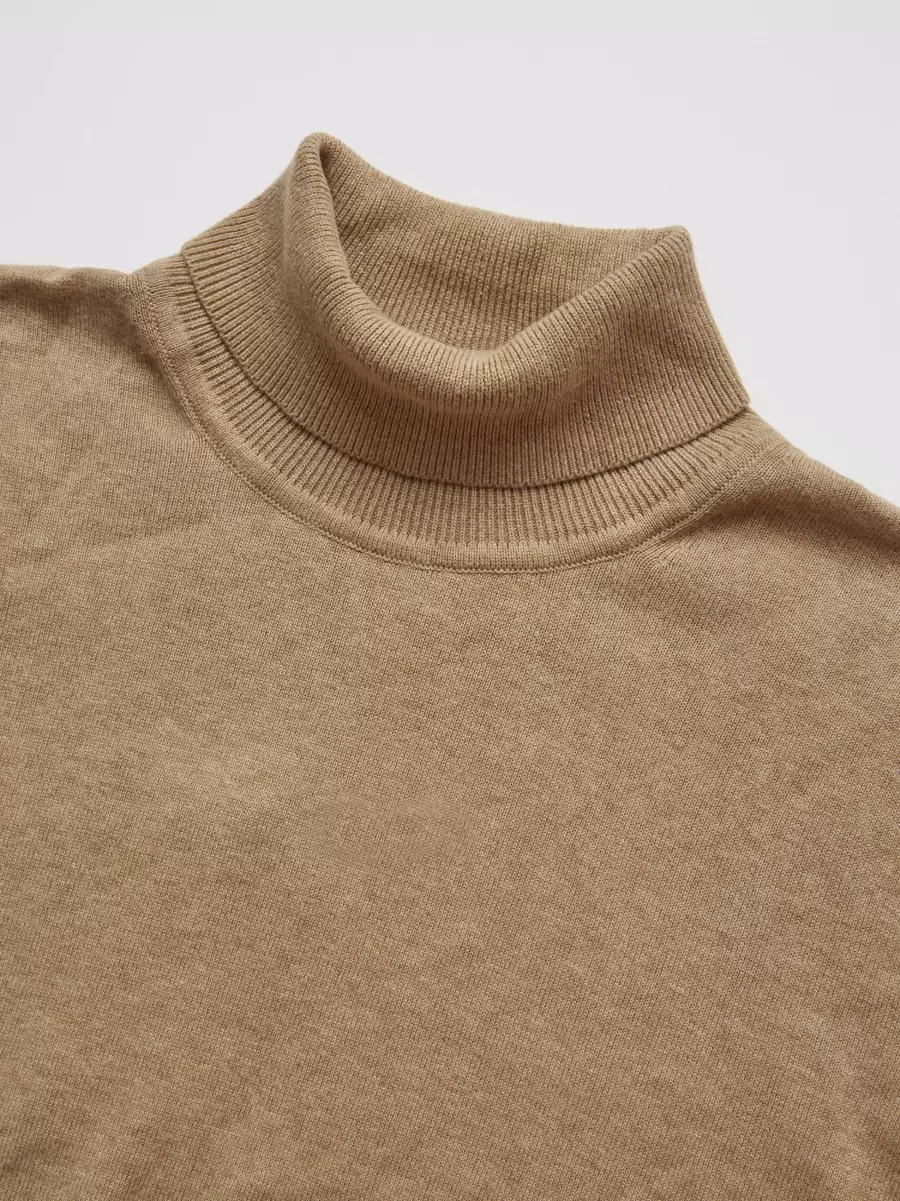 Discounted Sweaters & Knits Signature Knit Roll-Neck Sweater - Sand Ben Sherman Men Sand - 2