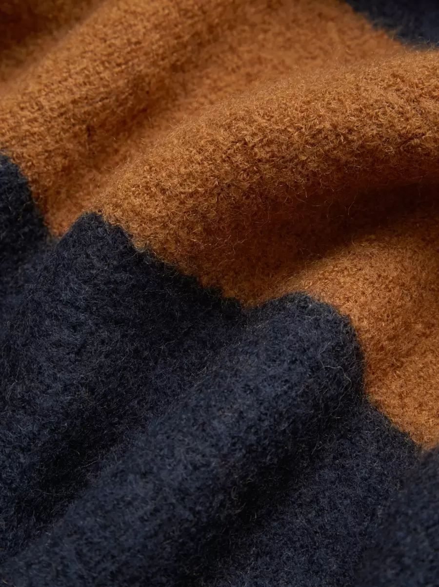 2024 Sweaters & Knits B By Ben Sherman Rugby Knit Sweater Dark Navy Men - 9