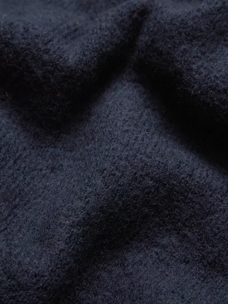 Dark Navy B By Ben Sherman Textured Knit Cardigan - Navy Sweaters & Knits Men Fashionable - 2