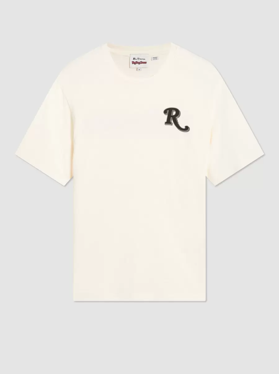Ivory Men High Quality Rolling Stone Graphic Tee - Ivory Ben Sherman T-Shirts & Graphic Tees - 6