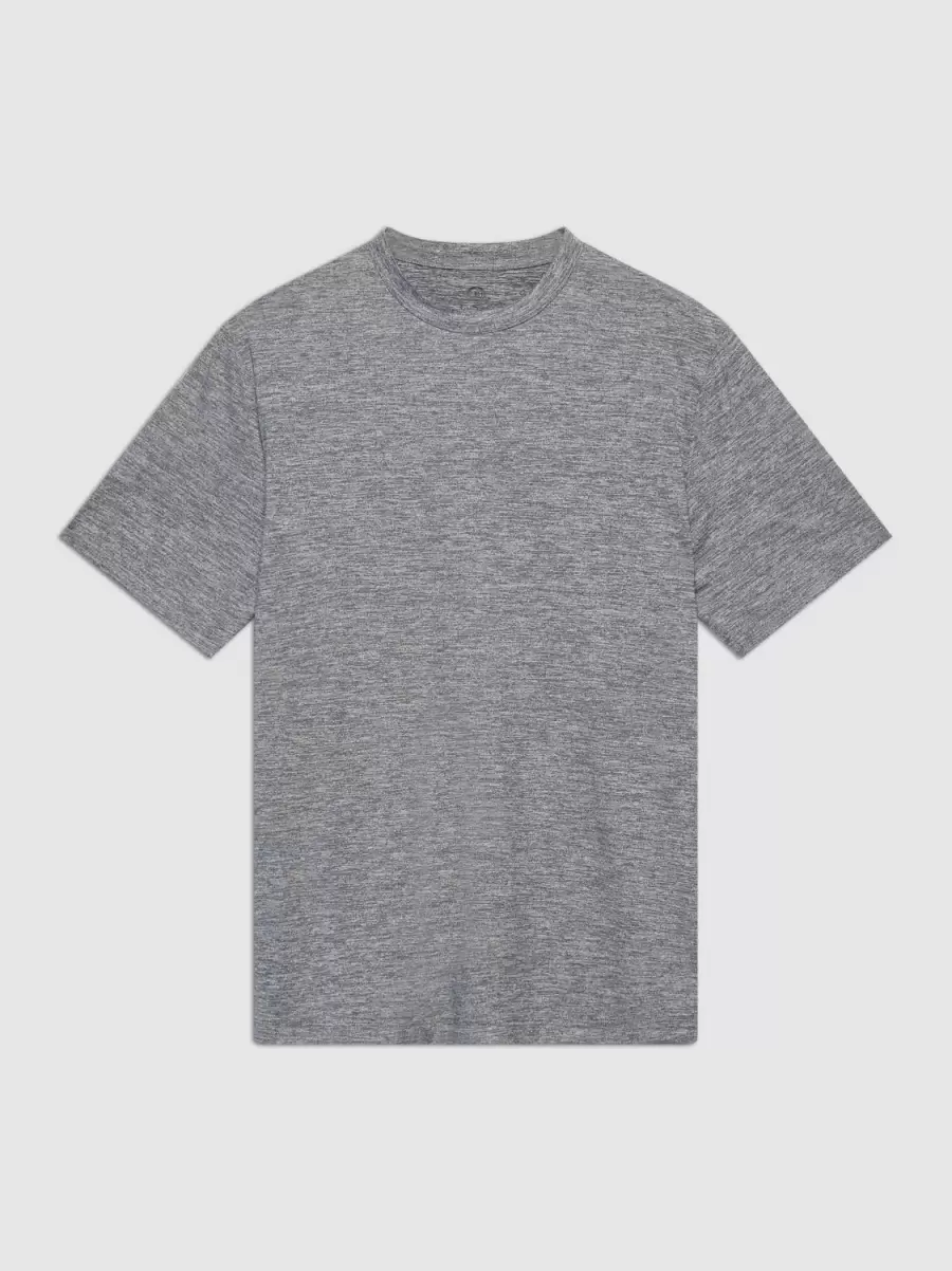 T-Shirts & Graphic Tees Grey Heather Trusted Ben Sherman Men Performance Stretch Marl T-Shirt - Grey Heather - 4