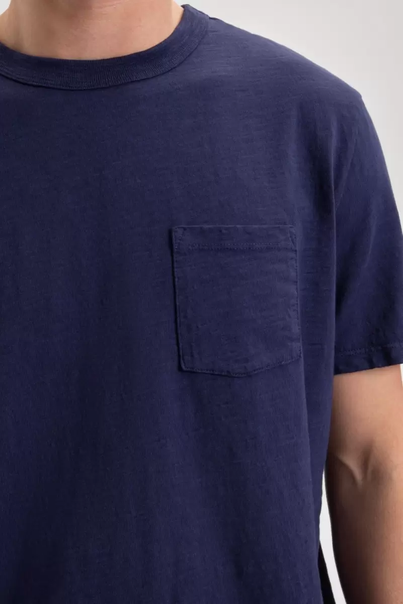 T-Shirts & Graphic Tees Ben Sherman Easy Indigo Men Garment Dye Beatnik Short-Sleeve T-Shirt - Navy Indigo - 2