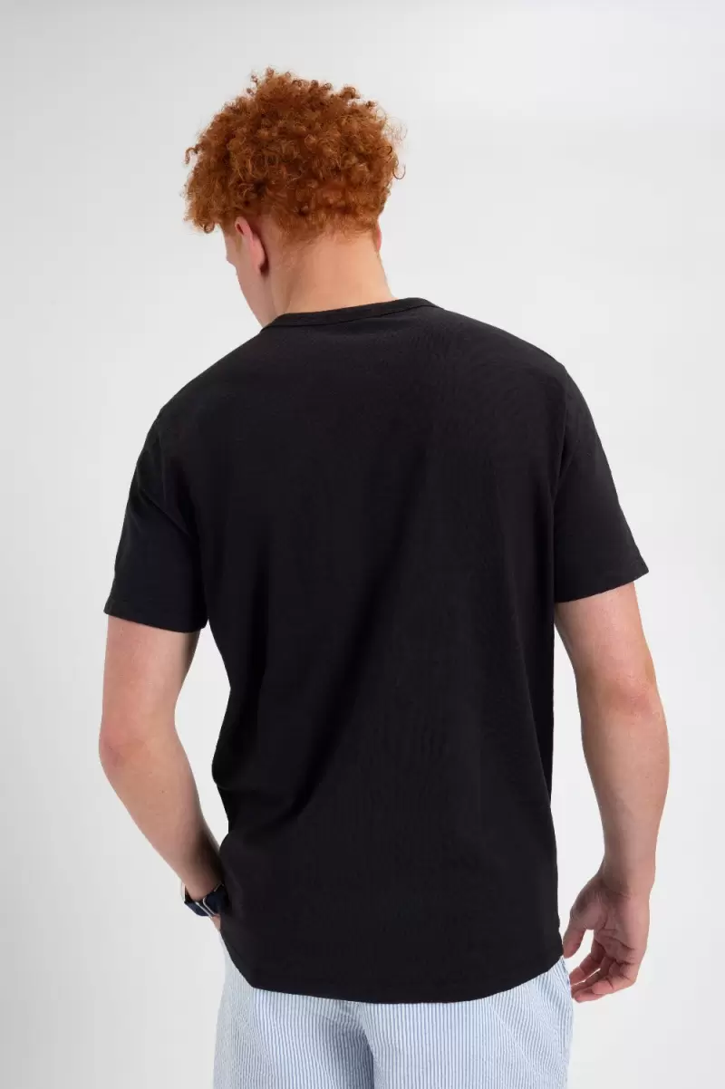 Garment Dye Beatnik Short-Sleeve T-Shirt - Washed Black Slashed T-Shirts & Graphic Tees Men Washed Black Ben Sherman - 3