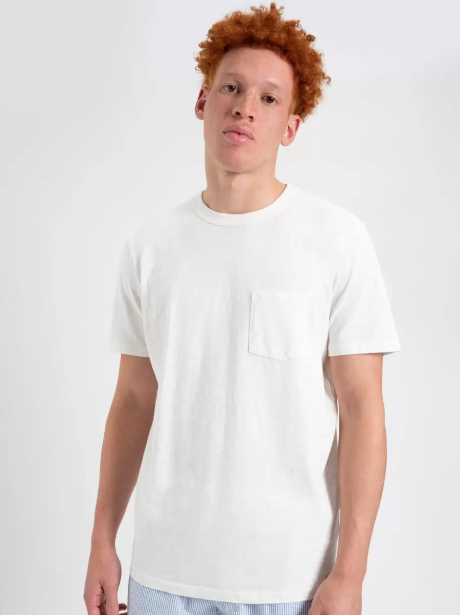 T-Shirts & Graphic Tees Men Ben Sherman White Garment Dye Beatnik Short-Sleeve T-Shirt - White Expert - 1