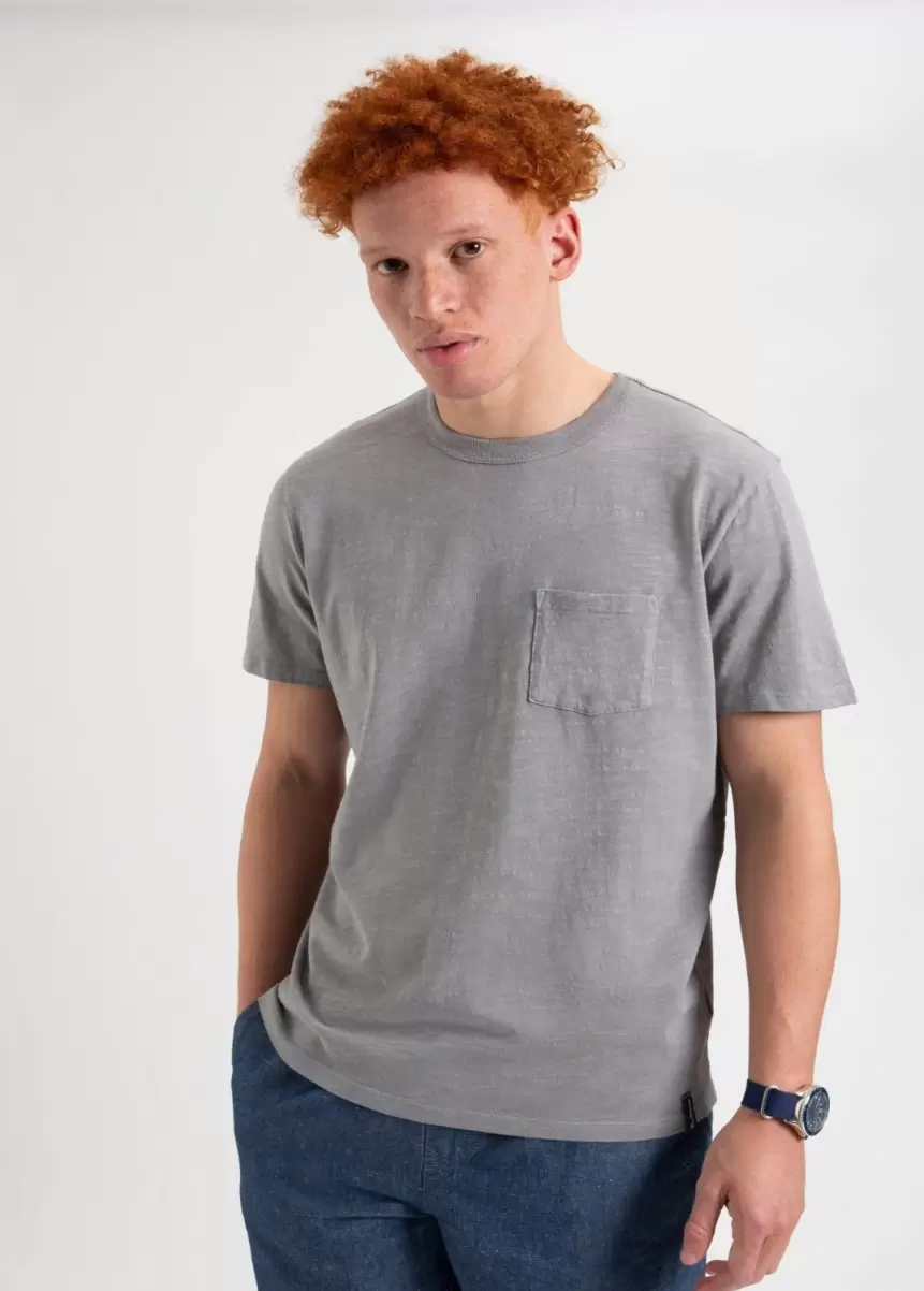 Top-Notch T-Shirts & Graphic Tees Men Zinc Ben Sherman Garment Dye Beatnik Short-Sleeve T-Shirt - Zinc - 2