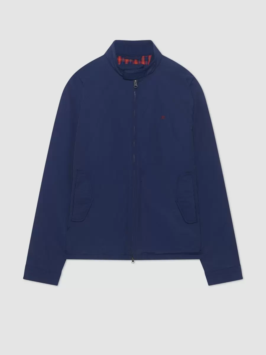 The Original Quilted Harrington Jacket - Navy Blazer Navy Blazer Ben Sherman Men Harrington Jackets Robust - 3