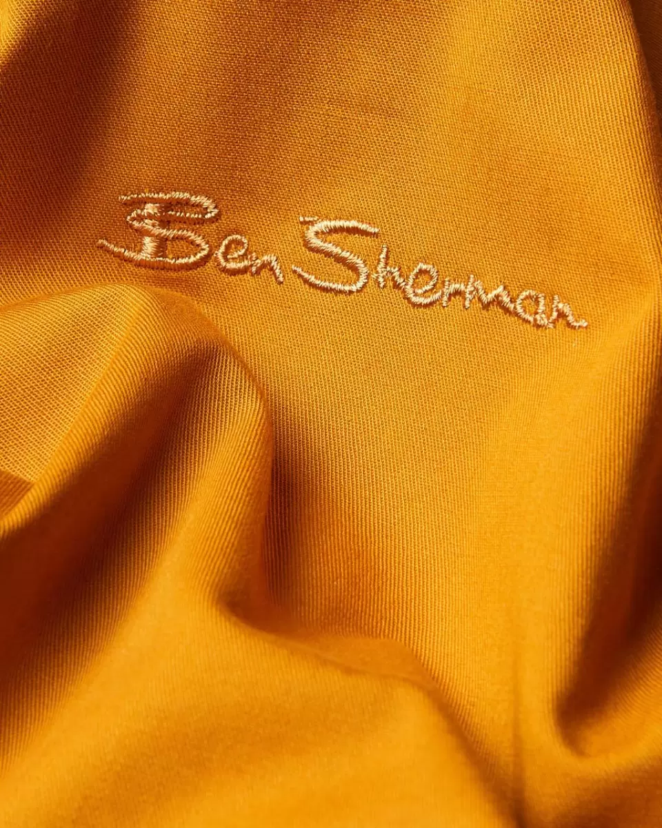 Distinctive Harrington Jackets Ben Sherman Men Mustard Signature Harrington Jacket - Mustard - 3