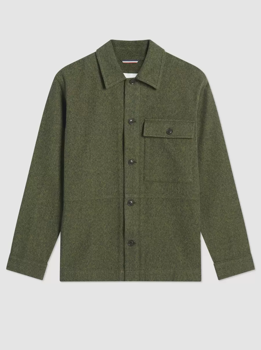 Ben Sherman Jackets & Outerwear Signature Casual Cotton Jacket - Khaki Order Men Khaki - 2