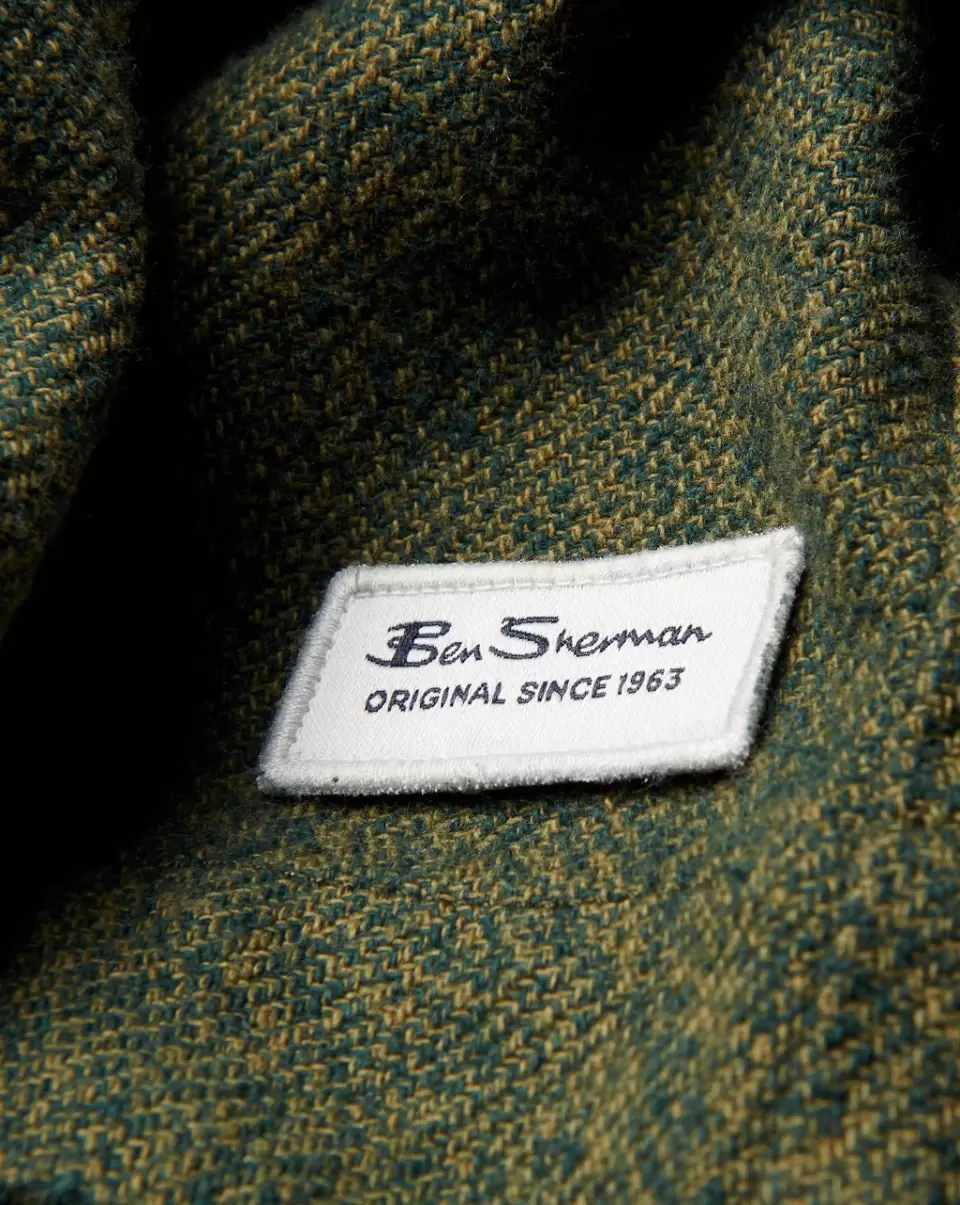 Ben Sherman Jackets & Outerwear Signature Casual Cotton Jacket - Khaki Order Men Khaki - 5