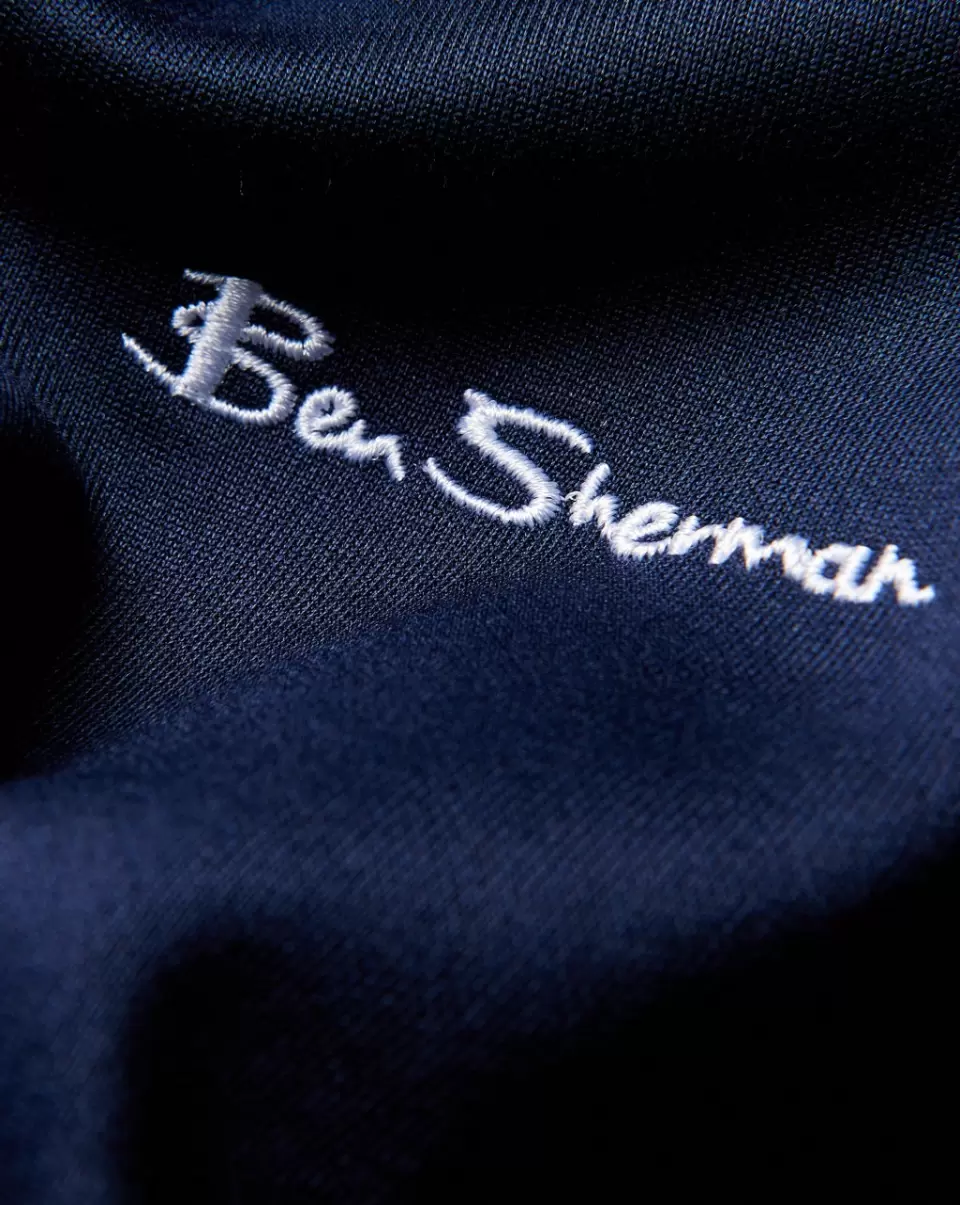 Jackets & Outerwear Signature Zip-Through Track Jacket - Marine Ben Sherman Reliable Marine Men - 4