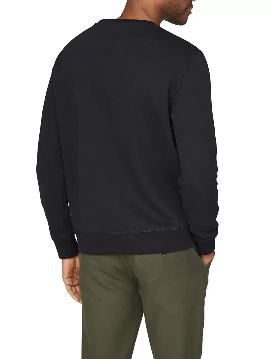 Anthracite Ben Sherman Sweatshirts & Hoodies Crewneck Logo Sweatshirt - Anthracite Men Promo - 1