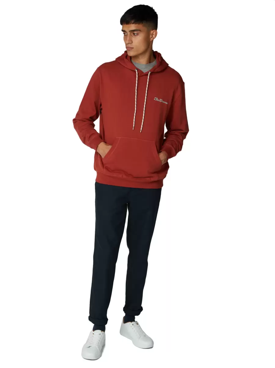 Sweatshirts & Hoodies Cinnamon Professional Ben Sherman Logo Hoodie - Cinnamon Men - 4
