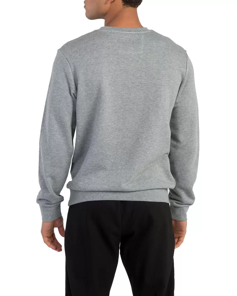 Light Grey Price Slash Raised Target Print Sweatshirt - Light Grey Ben Sherman Sweatshirts & Hoodies Men - 1