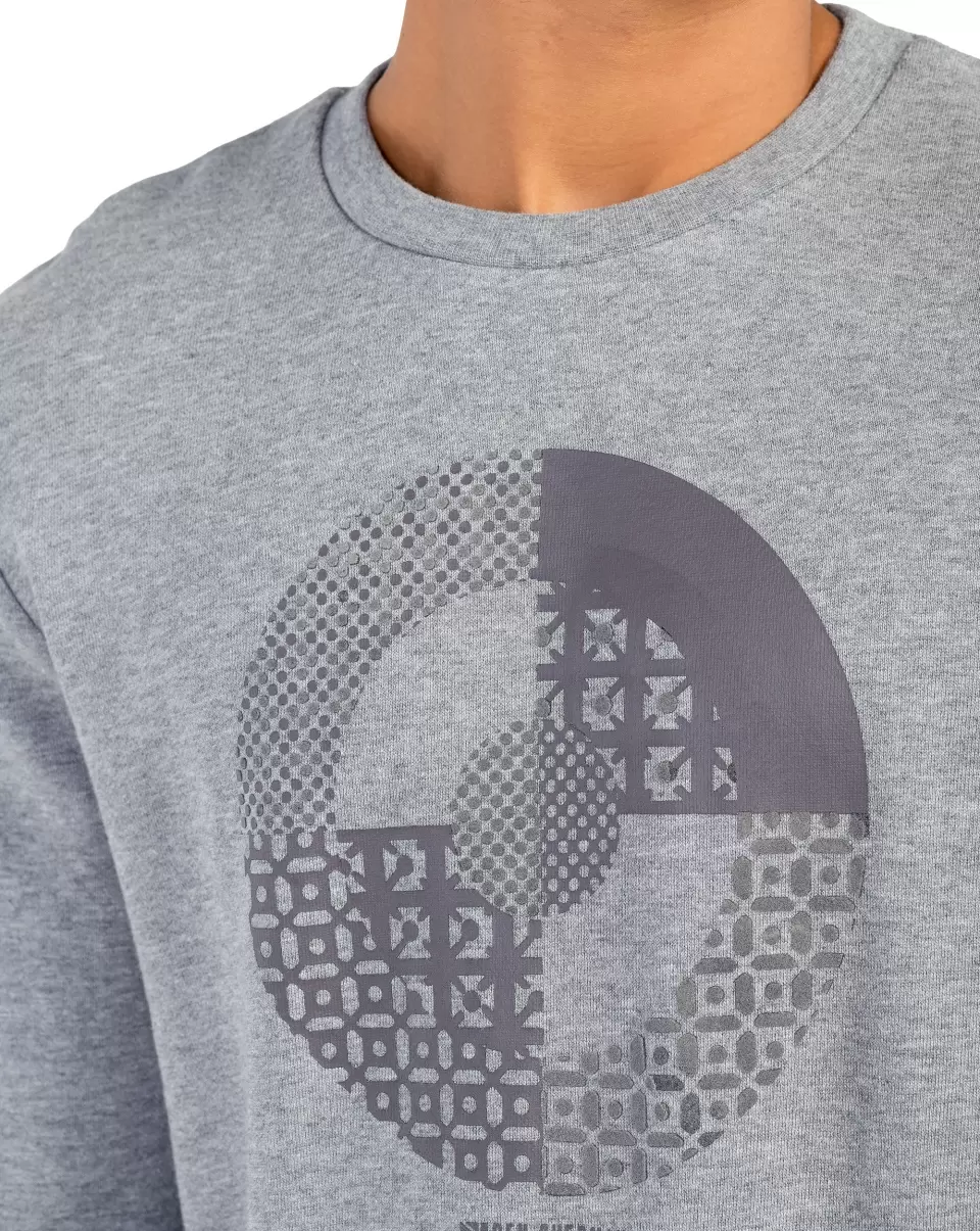 Light Grey Price Slash Raised Target Print Sweatshirt - Light Grey Ben Sherman Sweatshirts & Hoodies Men - 2