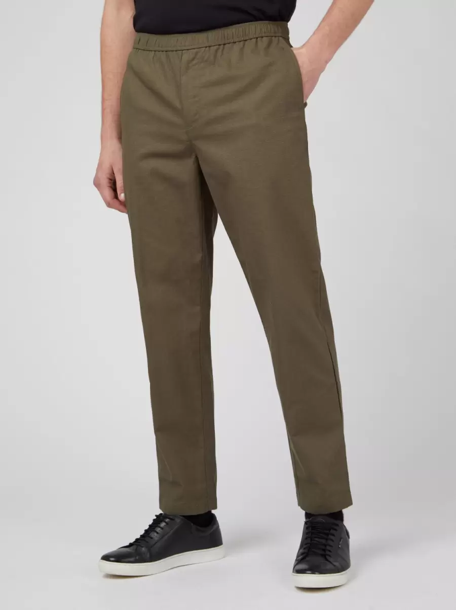 Pants & Chinos Men Elegant Camouflage Ben Sherman Ripstop Casual Workwear Trousers