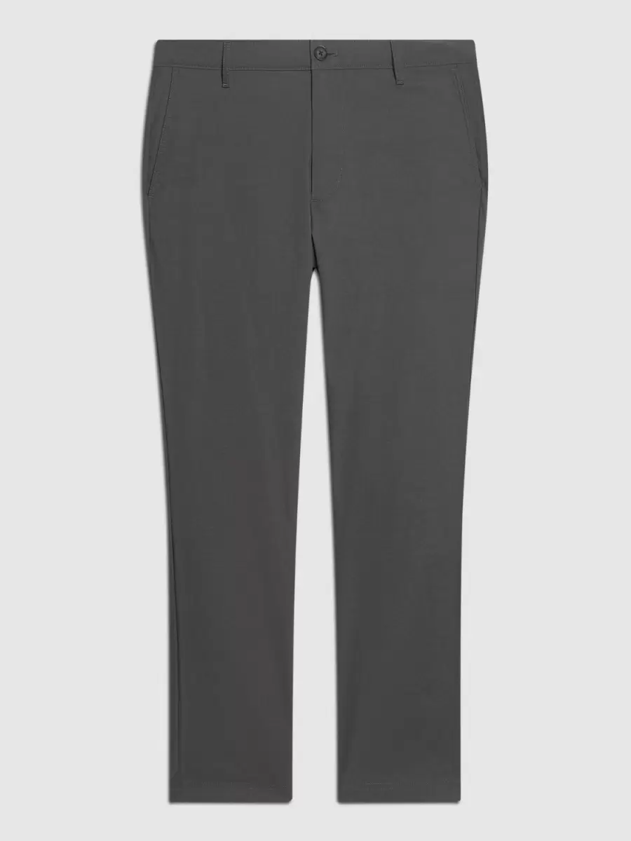 Practical Men Slate Grey Ben Sherman Pants & Chinos 24/7 Motion Stretch Slim Chino - Slate Grey - 6