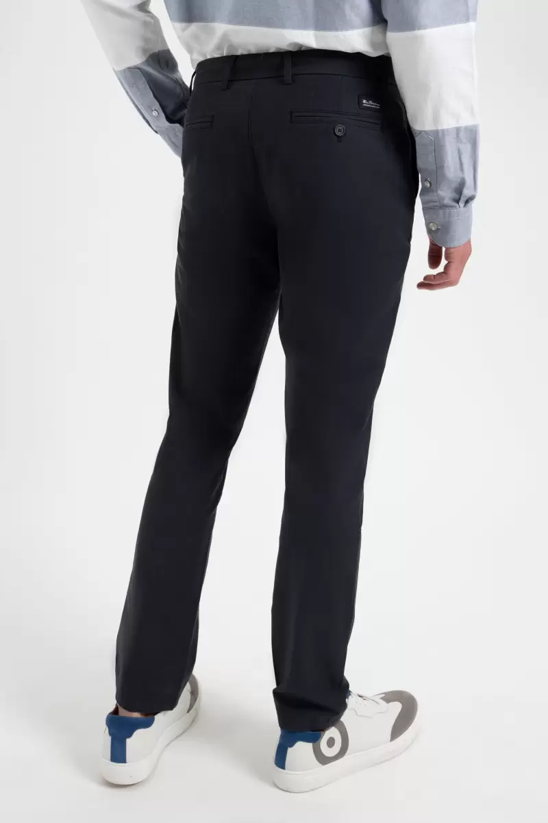 Men Black Ben Sherman Pants & Chinos Cut-Price Everyday Slim Fit Chino Pant - Black - 2
