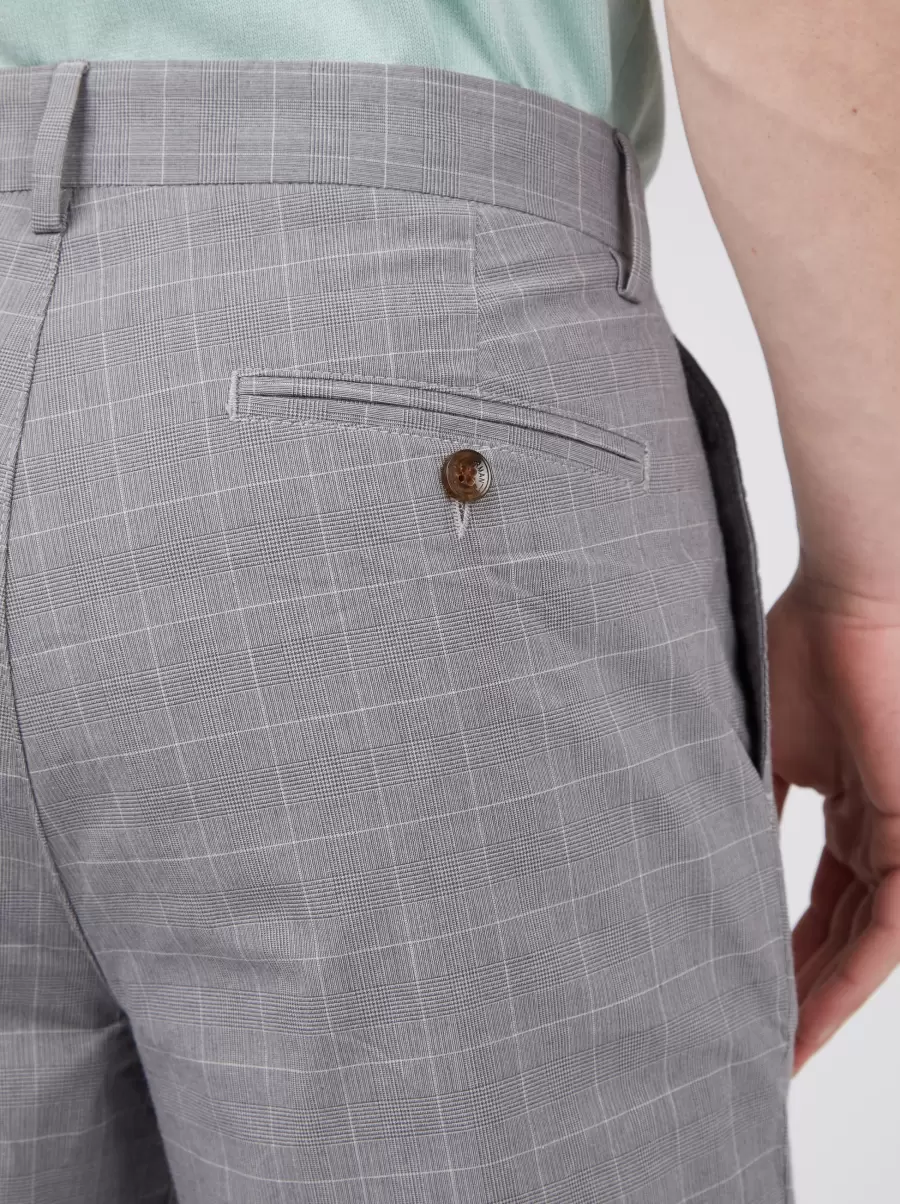 Pants & Chinos Sumptuous Heritage Check Slim Taper Trouser Ben Sherman Anthracite Check Men - 6