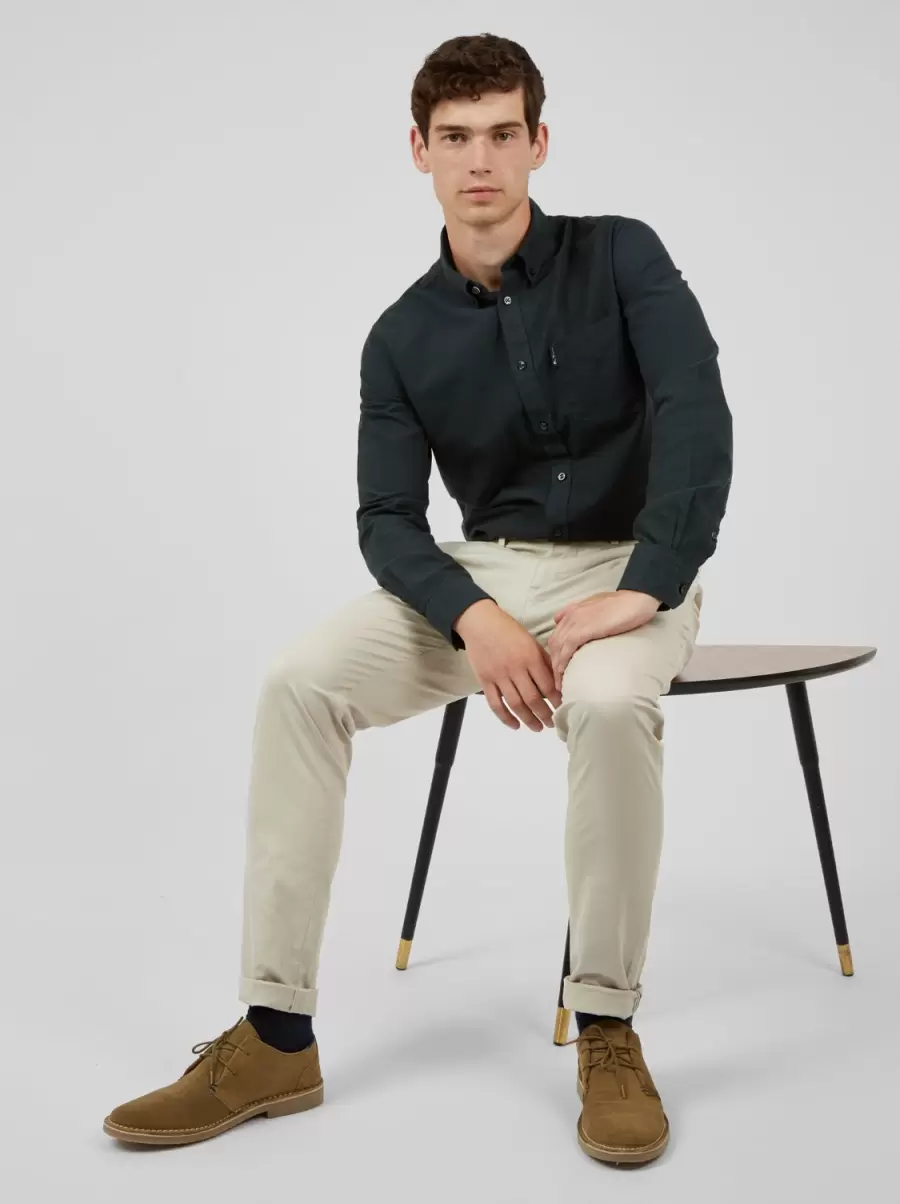 Putty|Default Title Men Ben Sherman Pants & Chinos Sale Signature Skinny Stretch Chino Pant - Putty - 1