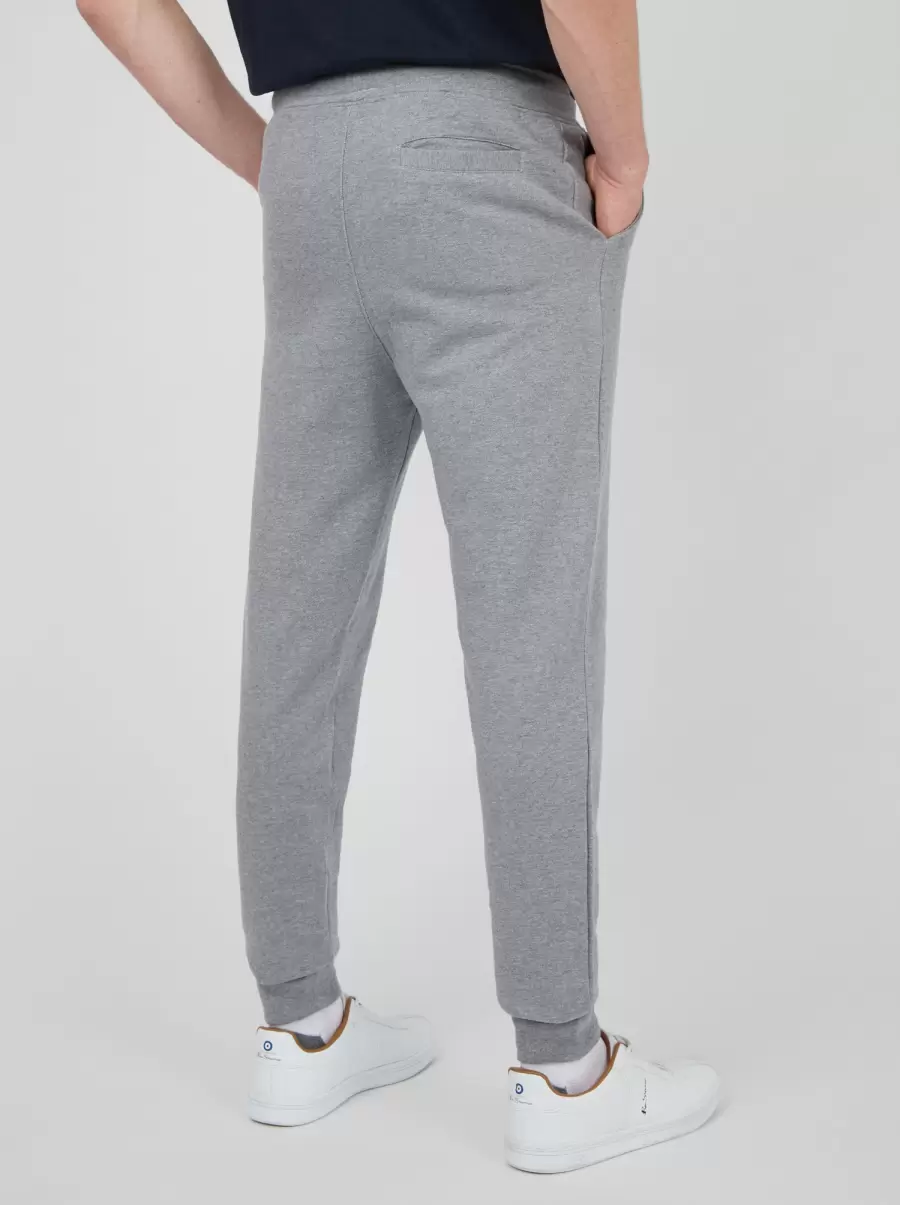 Men Tailor-Made Steel|Marine Joggers & Track Pants B By Ben Sherman Drawcord Jogger Pant - Steel - 1