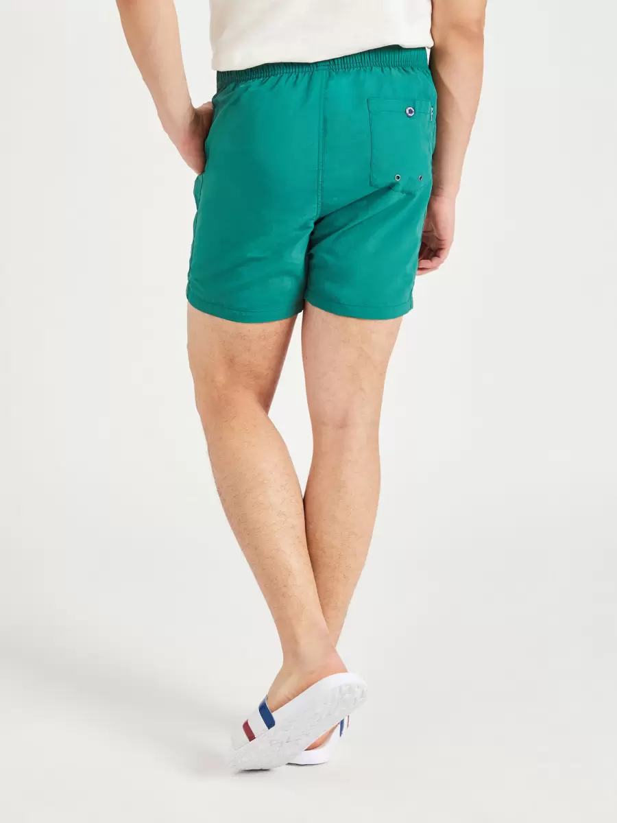 Posy Green Men Elegant Shorts Ben Sherman South Beach Swim Shorts - Posy Green - 4