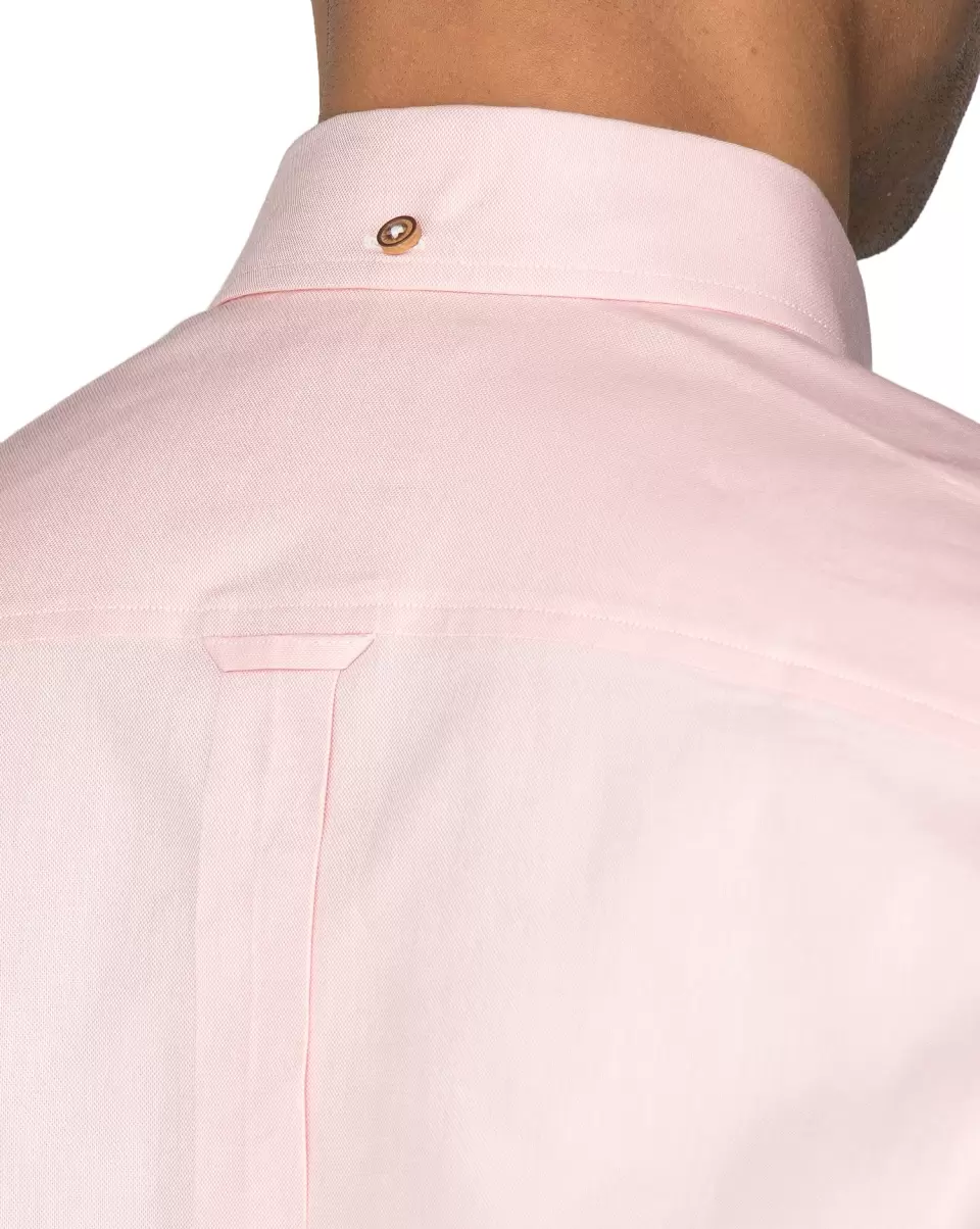 Deal Long Sleeve Shirts Pink Long-Sleeve Pink White & Blue Striped Oxford Shirt - Pink Ben Sherman Men - 2
