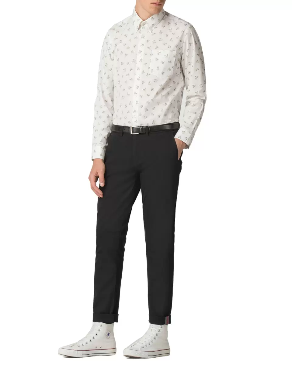 Long-Sleeved Archive Casino Shirt - Off-White Off-White Long Sleeve Shirts Secure Men Ben Sherman - 1