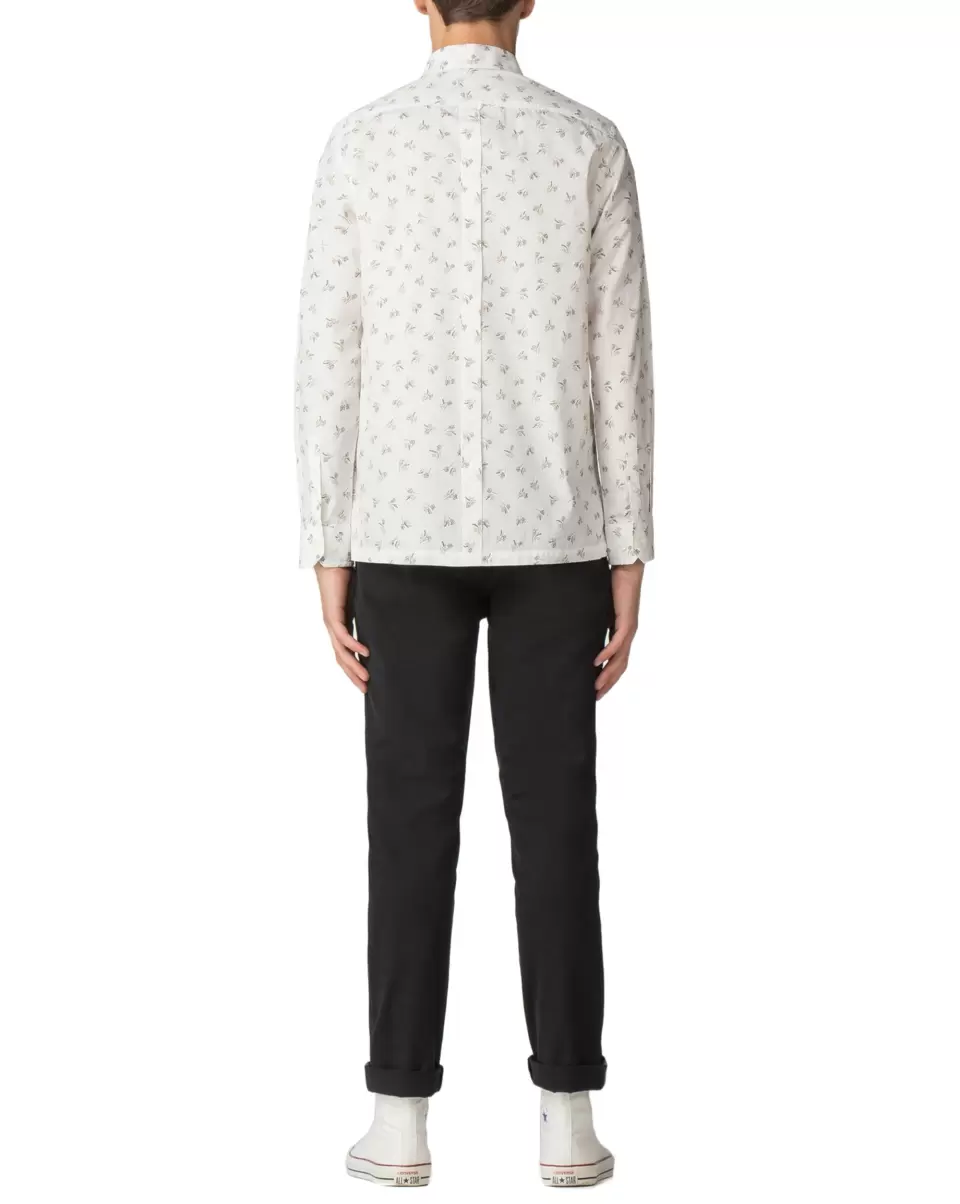 Long-Sleeved Archive Casino Shirt - Off-White Off-White Long Sleeve Shirts Secure Men Ben Sherman - 2