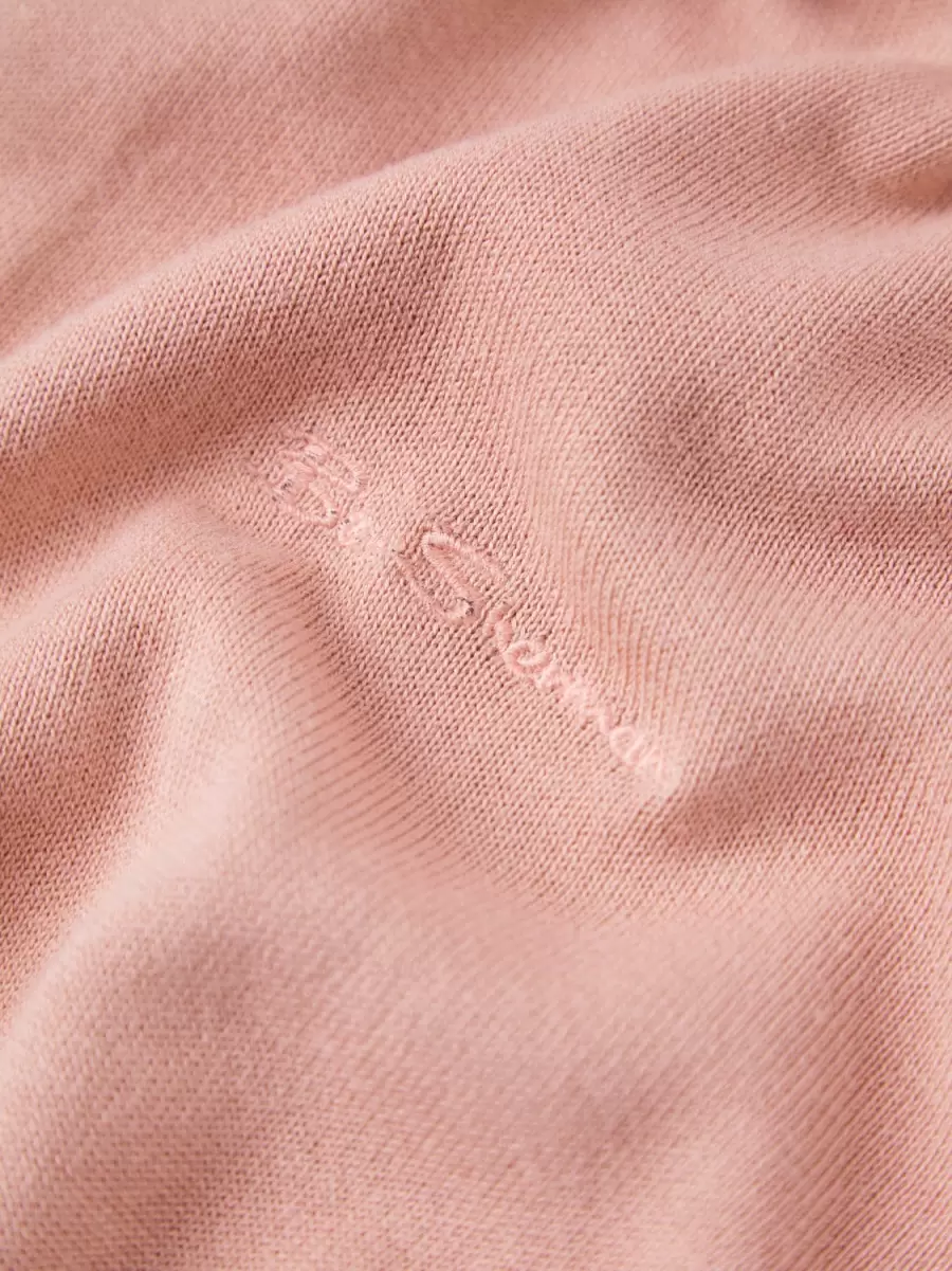 Men Light Pink Ben Sherman Unbelievable Discount Signature Knit Polo - Light Pink Mod Knit Polos - 1