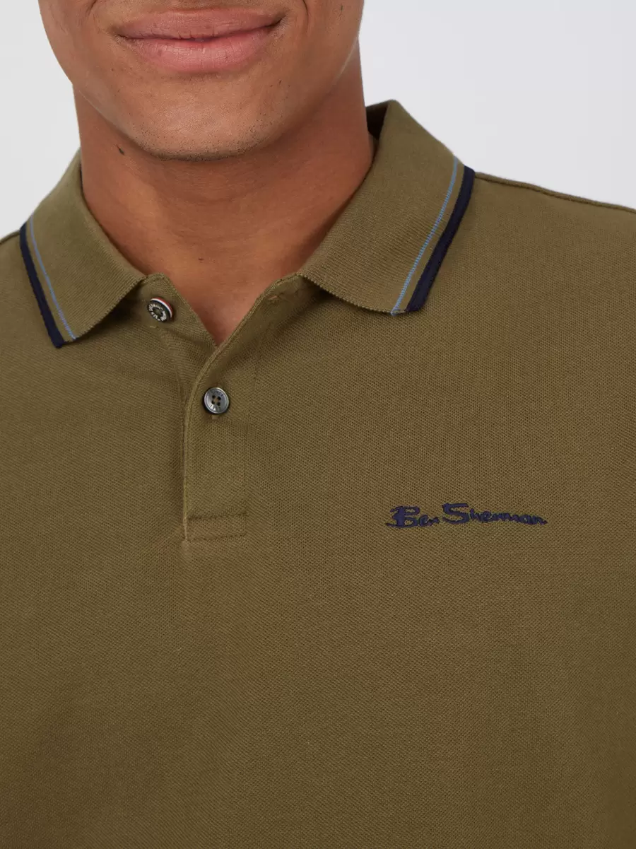 Signature Organic Cotton Polo - Hemp Men Signature Polos Hemp Ben Sherman Intuitive - 3