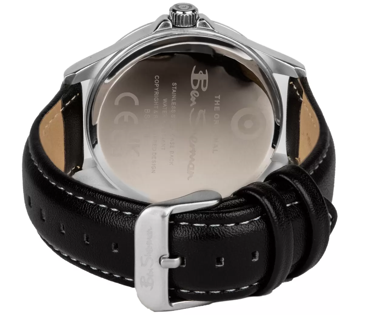 Watches Black/White/Silver Ben Sherman Men Contemporary Men's Strap Watch, 41Mm - Black/White/Silver - 2
