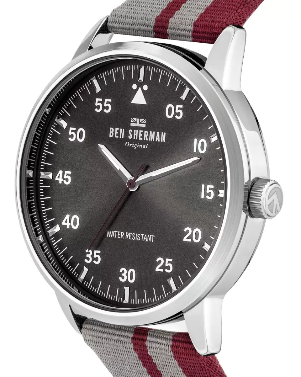 Ben Sherman Men Style Men's Daltrey Sport Watch - Grey/Grey/Silver Watches Grey/Grey/Silver - 1